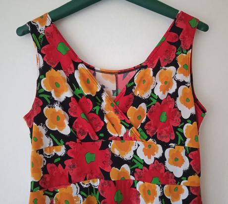 Dámské letní šaty květované 42 44 xl xxl, xl