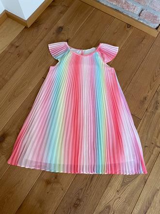 Duhové šaty zn. h&m vel. 140, h&m,140