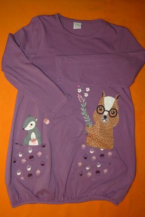 Tunika se zajíčky, s kapsami, lindex,122