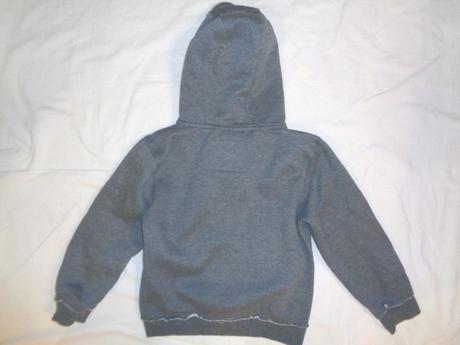 Super měkoučká šedá mikina - kapucka s kožíškem, rebel,122