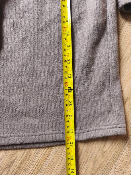 Hnědé lila svetrové šaty 146-158, 152