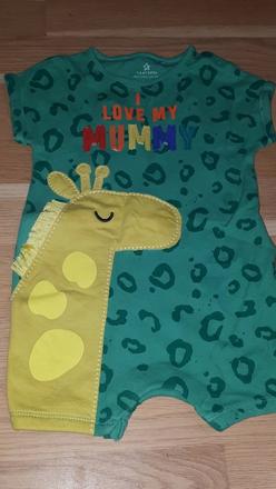 Letní overal s zirafou 74 next, next,74