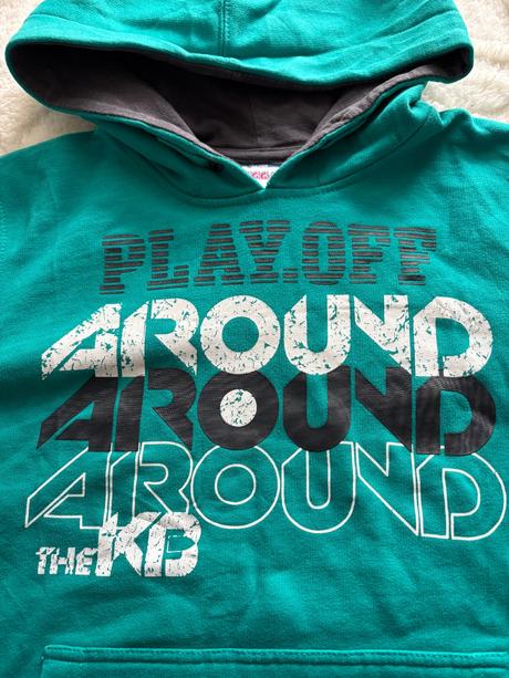 K1/ mikina zelená tyrkysová- v.134/140, yigga,134