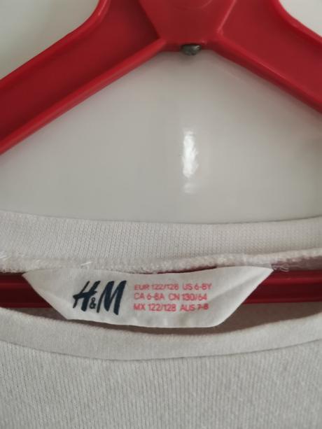 Svetr mikina dívčí svetřík vel. 122 / 128, h&m,122