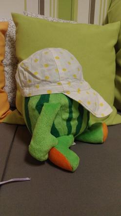 Plátěná kšiltovka / bekovka obvod 45cm, 74