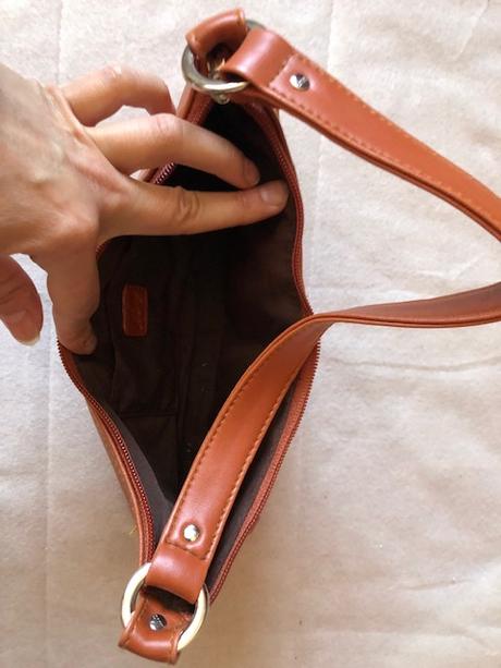 Oranzova kabelka mango, mango