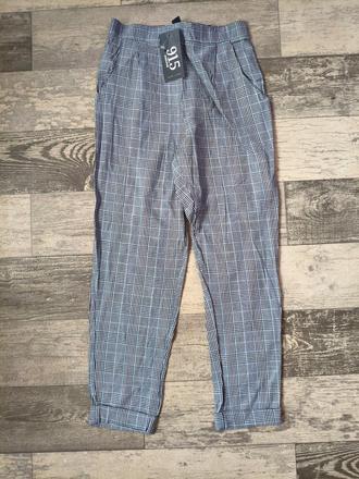Kalhoty letní dívčí kárové, new look,134