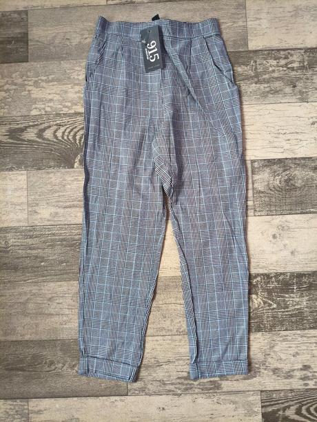 Kalhoty letní dívčí kárové, new look,134