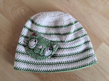 Háčkovaná čepice & čepička 104/110, 104