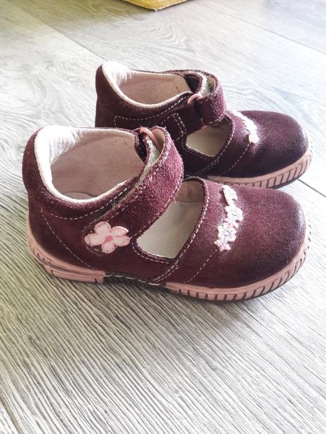 Kožené balerinky pegres, v.23, pegres,23
