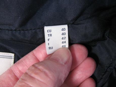 Přechodná tmavě modrá dámská bunda s kapucí, tchibo,40