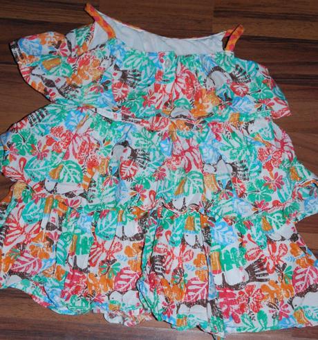 Pestrobarevné šaty, george,80