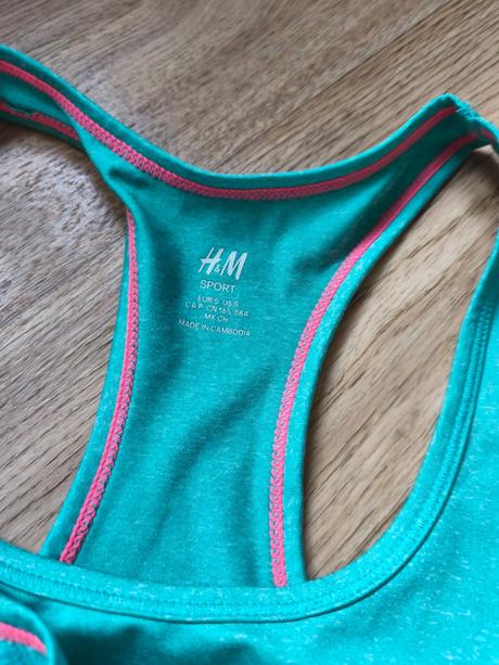 6 krát sportovní top h&m xs/s, 158/164, h&m,s