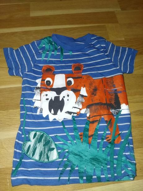 Tričko s tygrem 98, marks & spencer,98