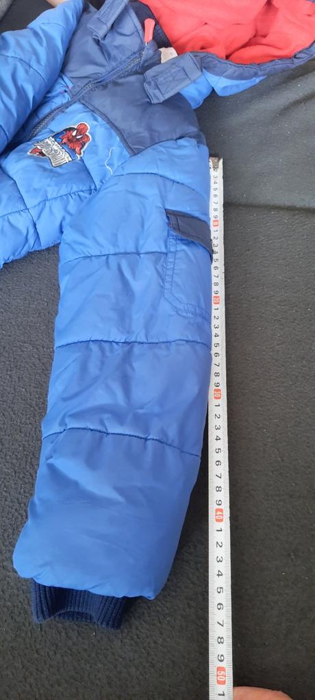 Chlapecká zimní bunda spideman, vel.128 značky c&a, c&a,128