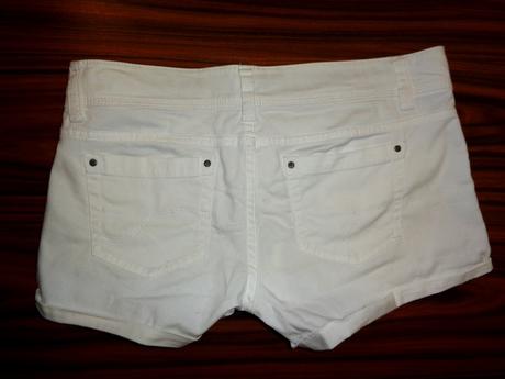 Bílé riflové kraťasy, terranova,l