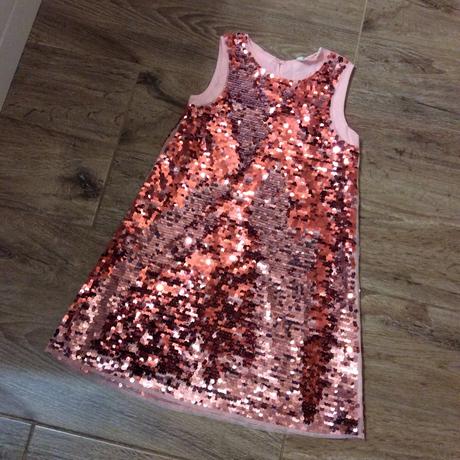 Slavnostní šaty s překlápěcími flitry h&m, h&m,122