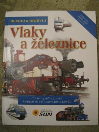 Knížka vlaky a železnice,