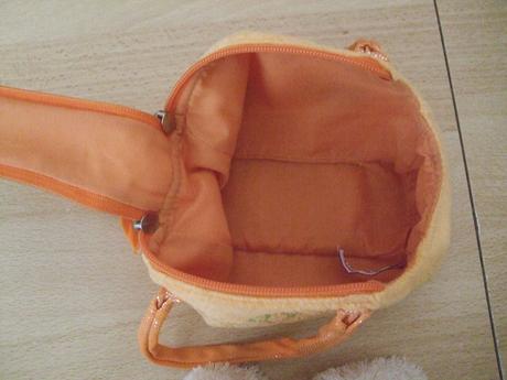 Plyšový psík v taške - cca 19 cm, 