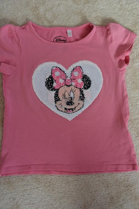 Překlápěcí tričko s minnie, disney,98