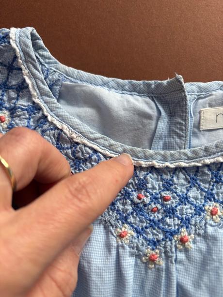 Ob/ šaty bledě modré - v. 5/6 let zn. next, next,116