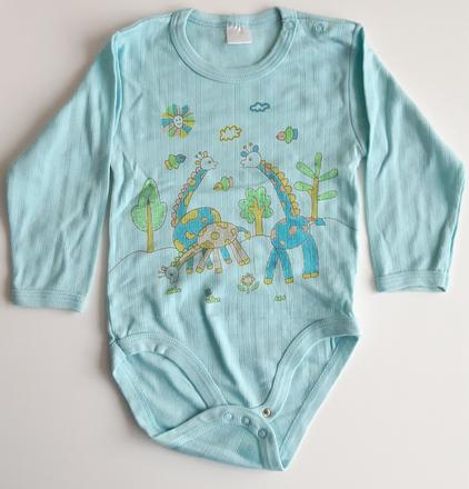 Modré body s žirafami, 86