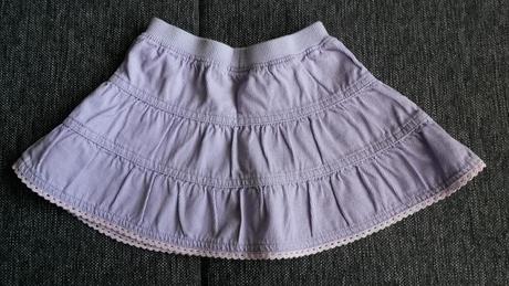 Fialová manšestrová sukýnka vel. 6 m, cherokee,74