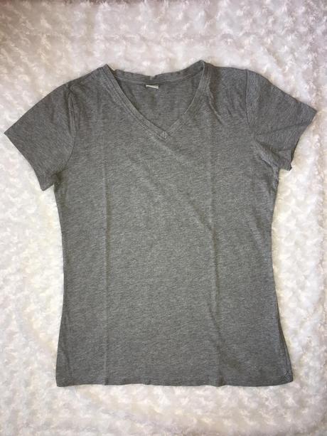 Šedé tričko upfashion, s