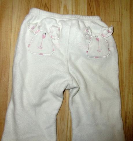 Flaušové kalhoty, next,80