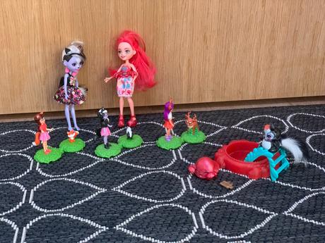 Sada enchantimals - bábiky, zvieratká aj doplnky,