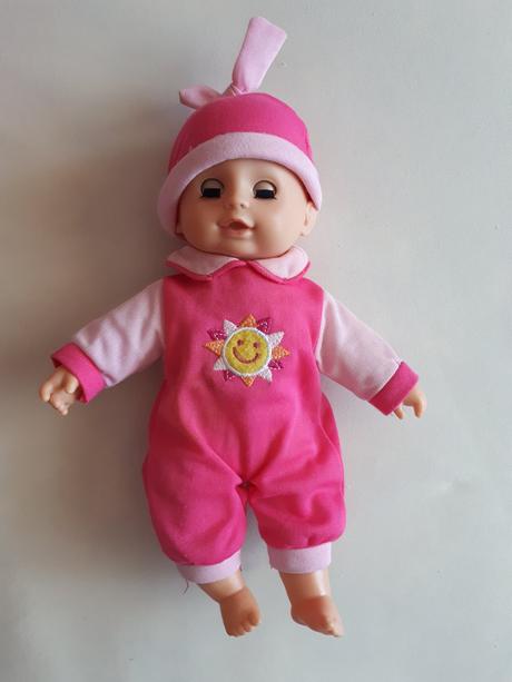 Kočárek pro panenky,trojkolka s panenkou se zvuky, 