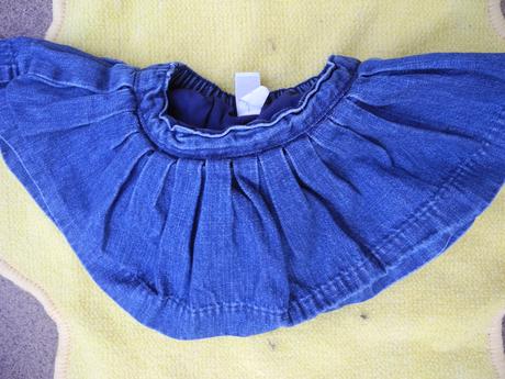 Riflová sukně, gap,68