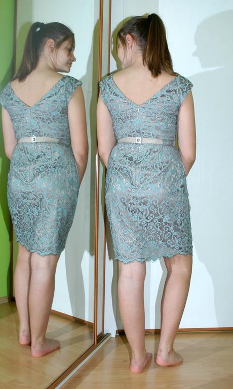 Slavnostní společenské krátké šaty, 36