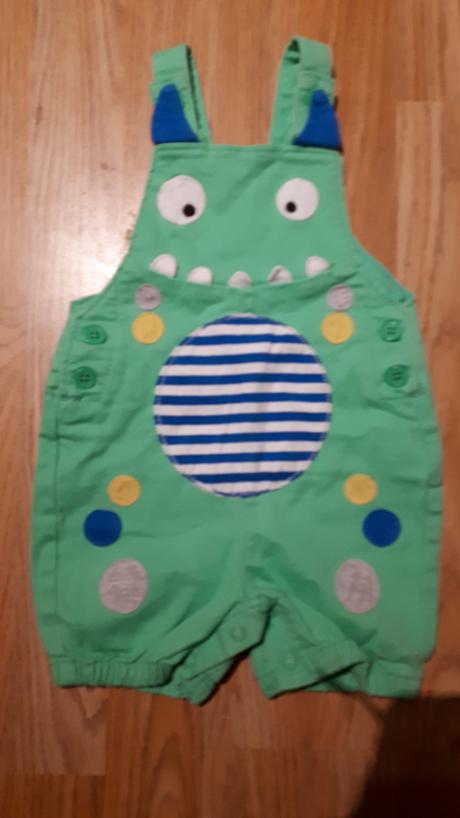 Laclové kraťasy s dinosaurem, tu,68