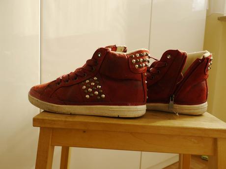 Vyteplene  boty se cvockami vel.37 peckott denim, 37