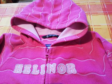 Mikina teplá dívčí s kapucí, vel. 116., 116