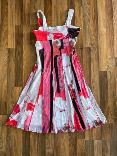 Síť šaty se vzorem, vel m/l, tia, m