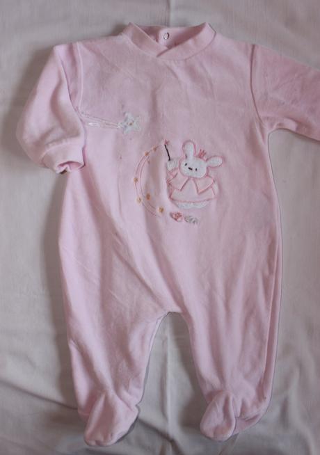 Aj55. sametový overal 3-6 měs., 68