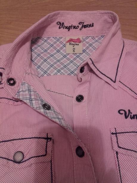 Pruhovaná košeľa jennifer zn. vingino jeans, vingino,128