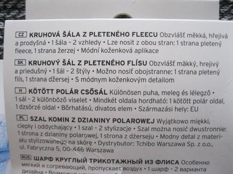 Kruhová šála dámská, tcm,m