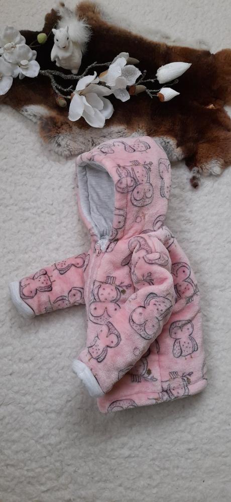 Fleecová zateplená bunda se sovami zn. f&f, f&f,80