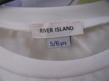 Elastická smetanově bílá halenka, river island,116