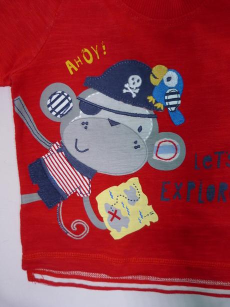 Bavlněné tričko s opičkou vel. 74, george,74