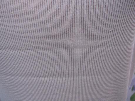 Letní béžové bavlněné žebrované tričko, atmosphere,46