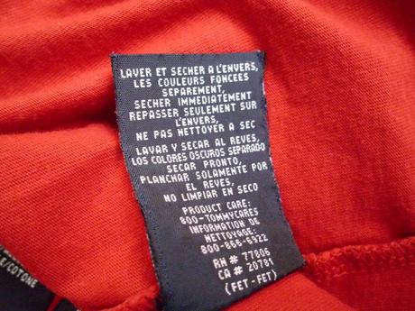 Červené, tommy hilfiger,xl