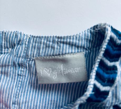 Ob/ tunika s proužky/ vyšívaná - v.7 let, 122