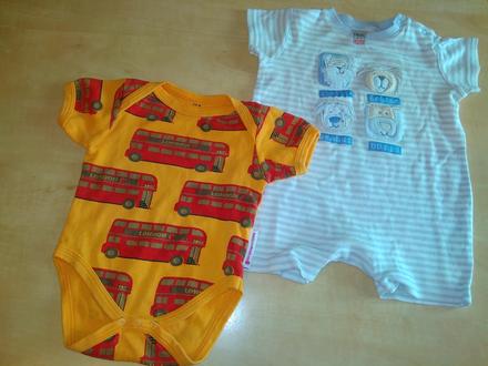 Body autobus, polodupačky vel. 3-6 měs., next,68