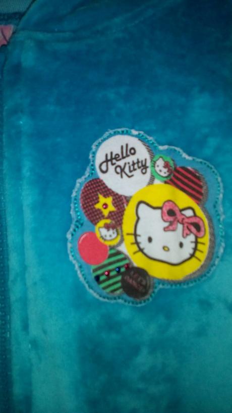 Semišová mikina hello kitty, sanrio,134