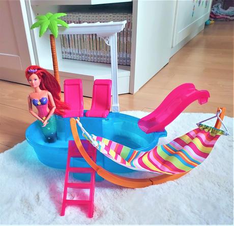 Bazén s houpačkou pro barbie panenku, 