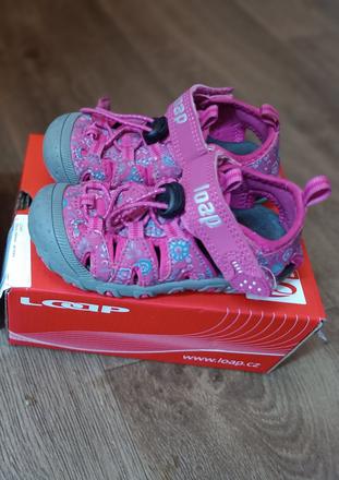 4x dívčí letní boty, vel. 22-25/26, loap,22